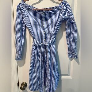 Polo off the shoulder dress